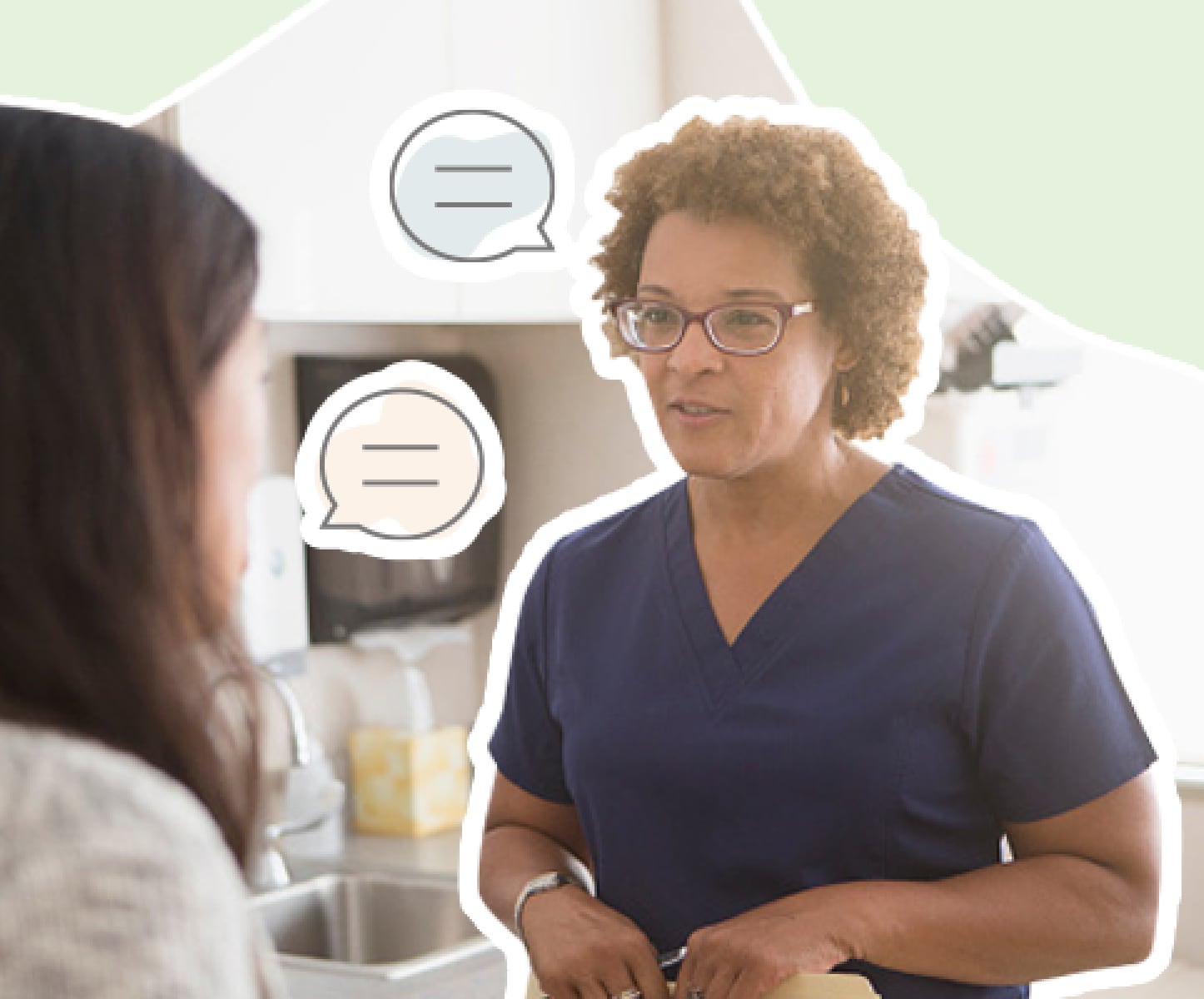 Discussion with doctor about menopause symptoms