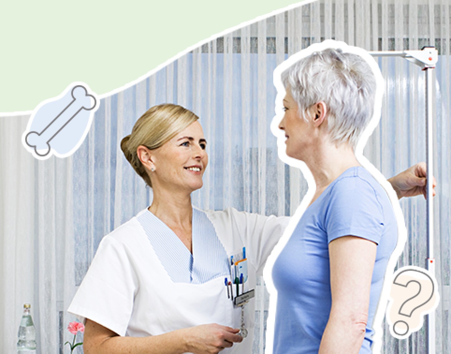 doctor measuring womans height