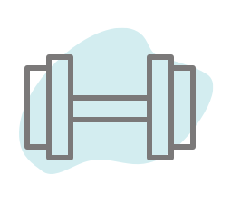 Hand weight icon