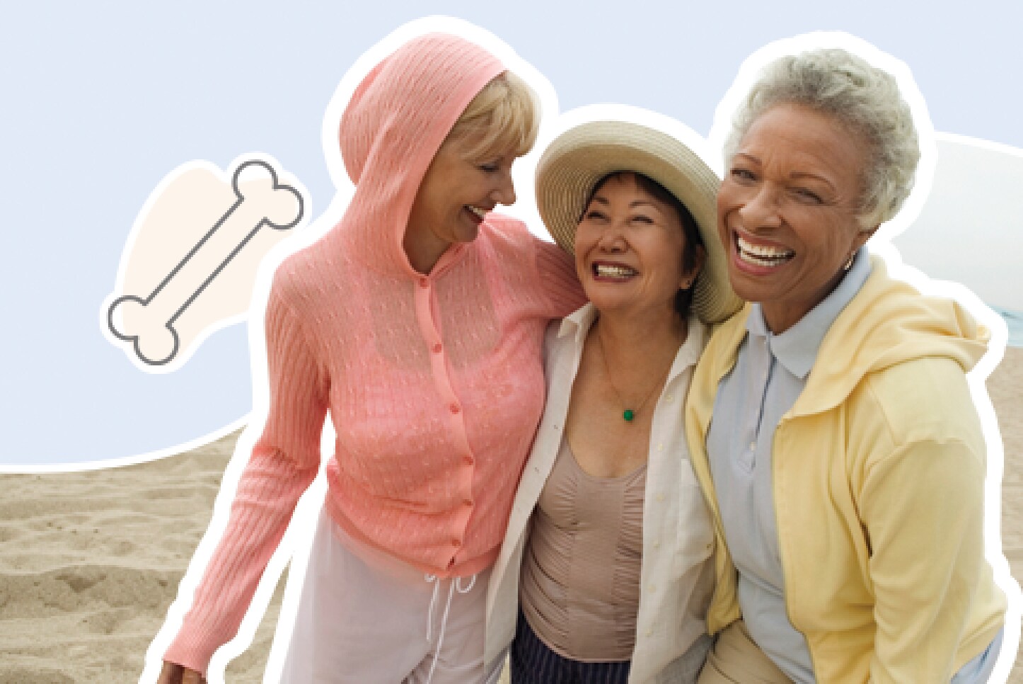group of women walking on beach