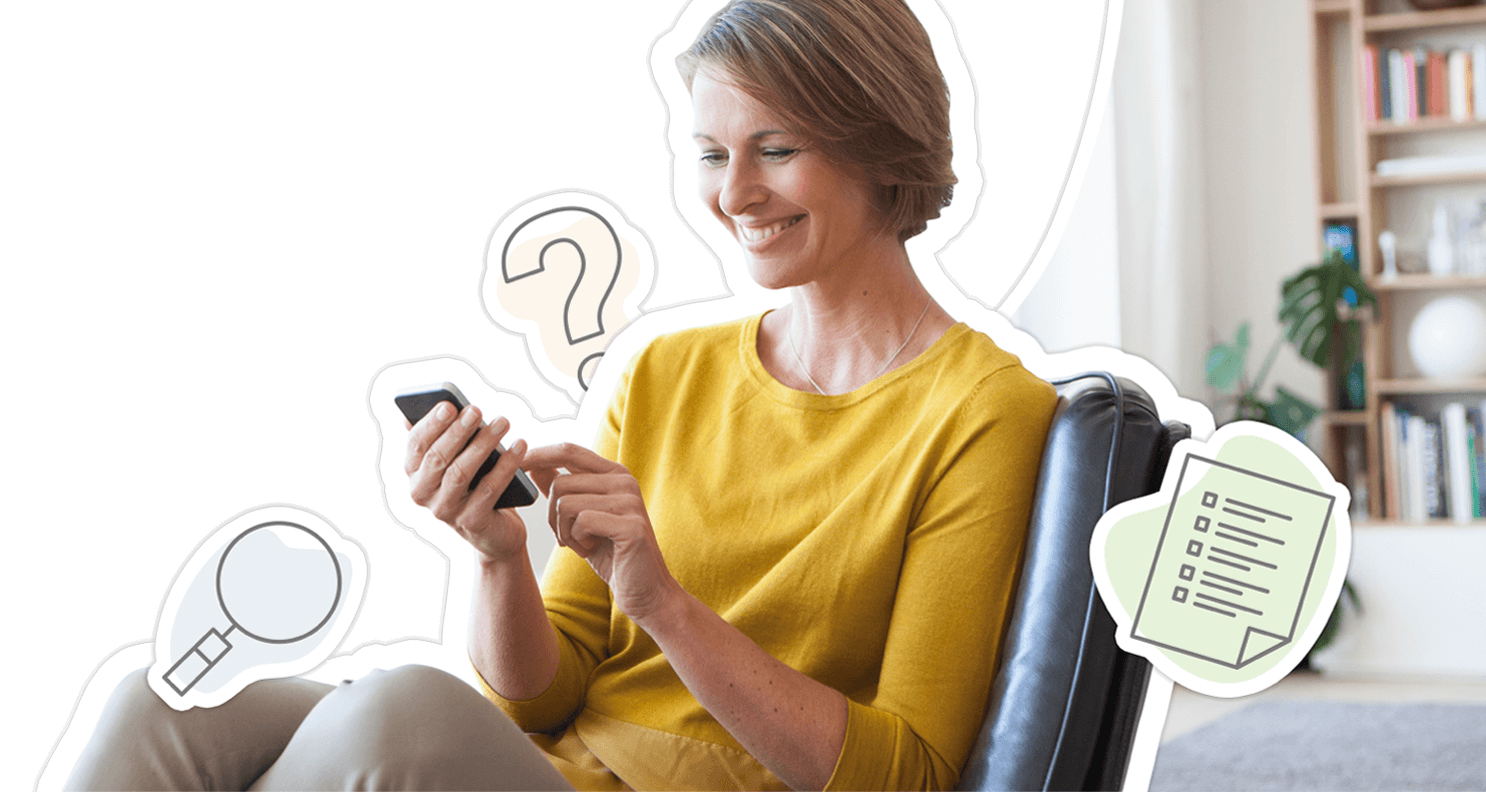 Woman on phone